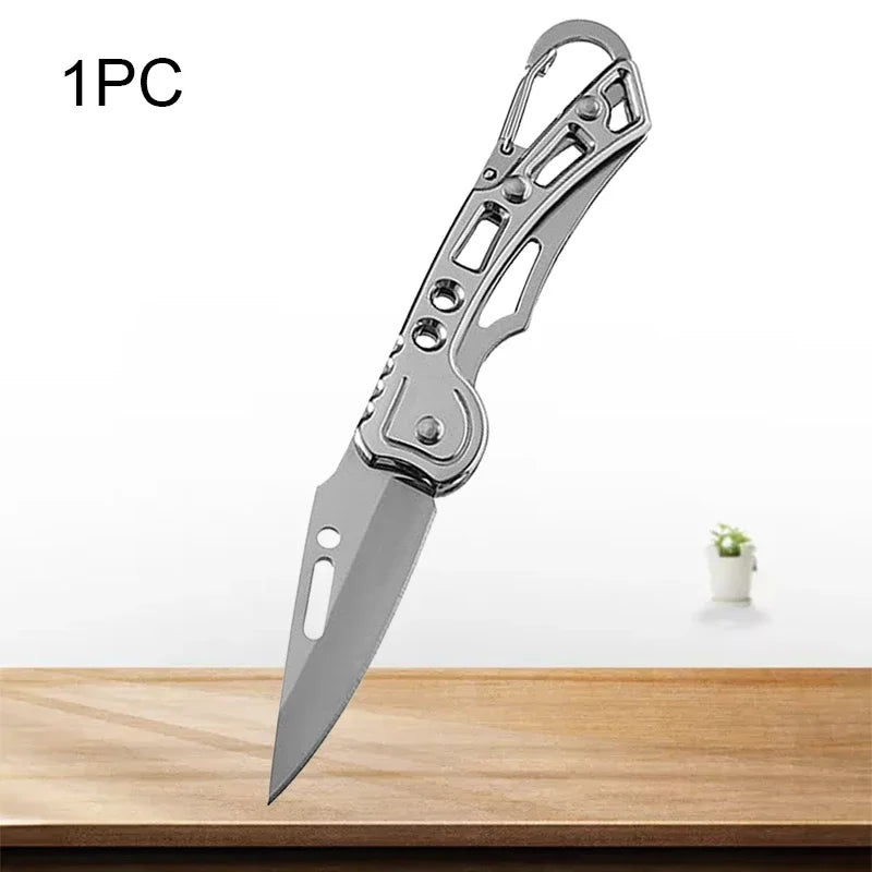 Cuchillo Plegable WXCOO de Acero Inoxidable - Multiusos y Portátil