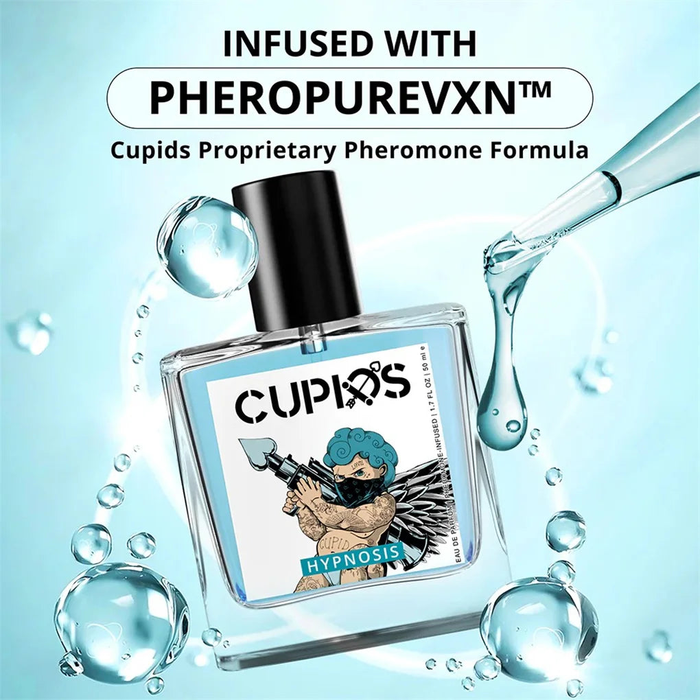 50ml Cupid Original Hypnosis 2.0 Pheromone-Infused Cologne For Men Spray - Pheromone Perfume For Men Fragrance - Best Gifts