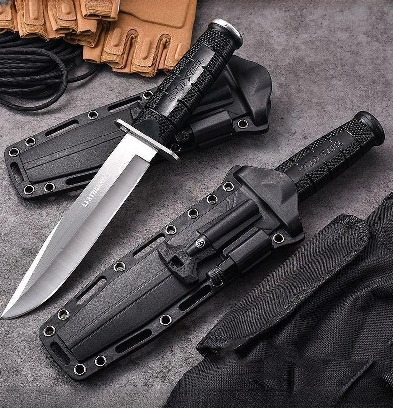 K Sheath Outdoor Straight Knife Camping Style Portable Fishing Straight Knife Fruit Knife Portable Multi-Functional Knife