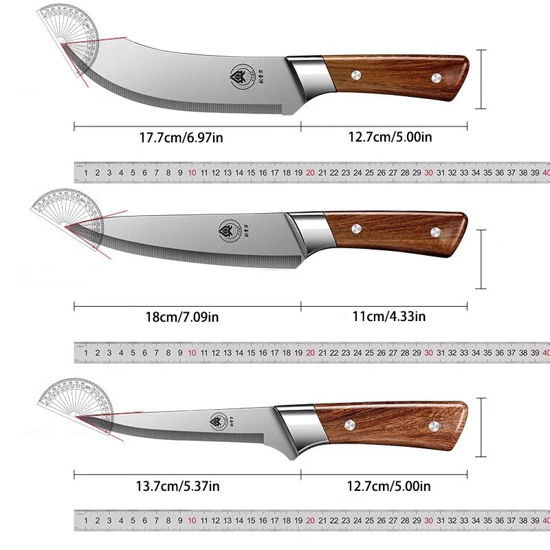 XTL Stainless steel bone scraper, cutting knife, kitchen household tool, sharp slicer