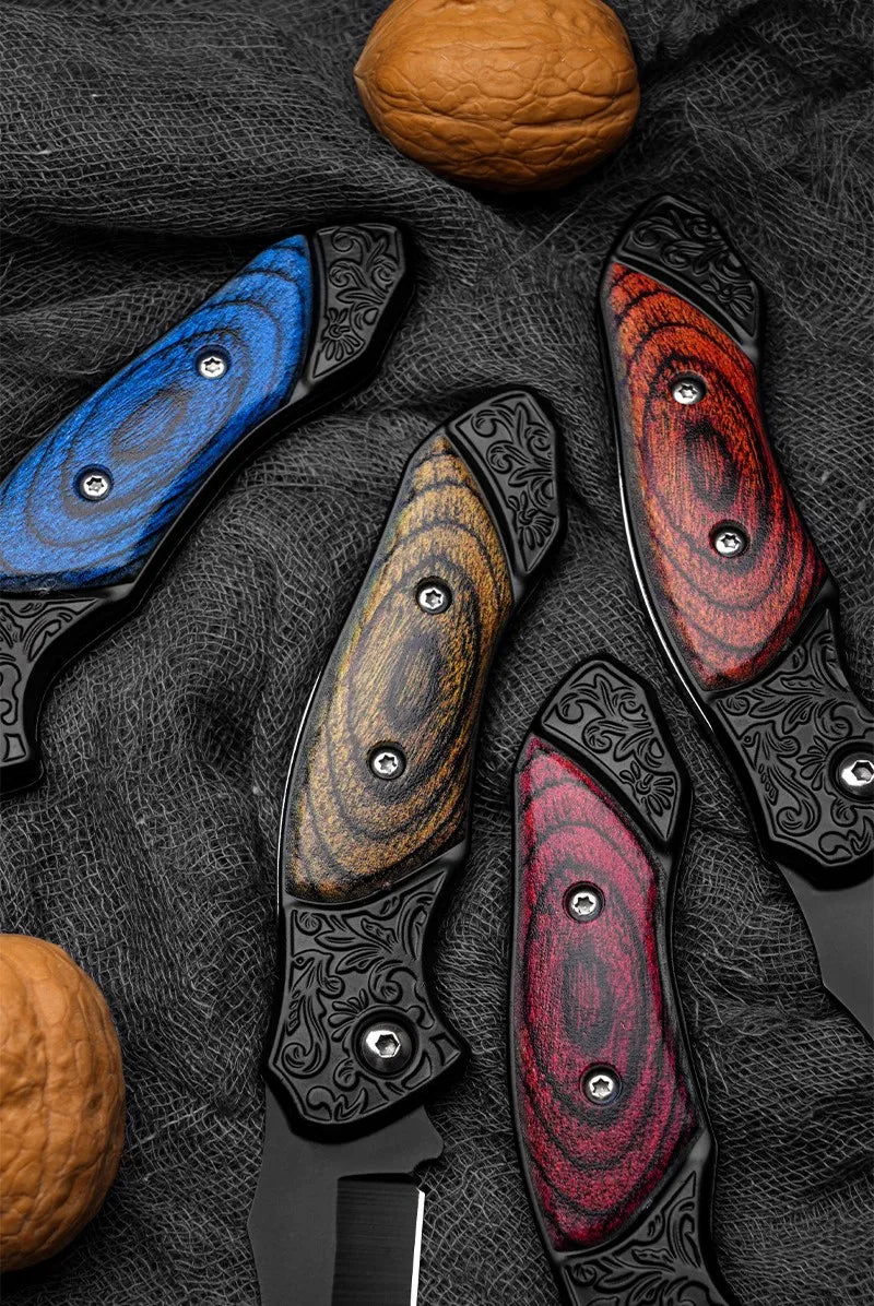 Camping Knife Folding Knives Fruit Knife For Men Portable Knife Perfect For Outdoor Camping Hunting Survival Pocket Knife Edc