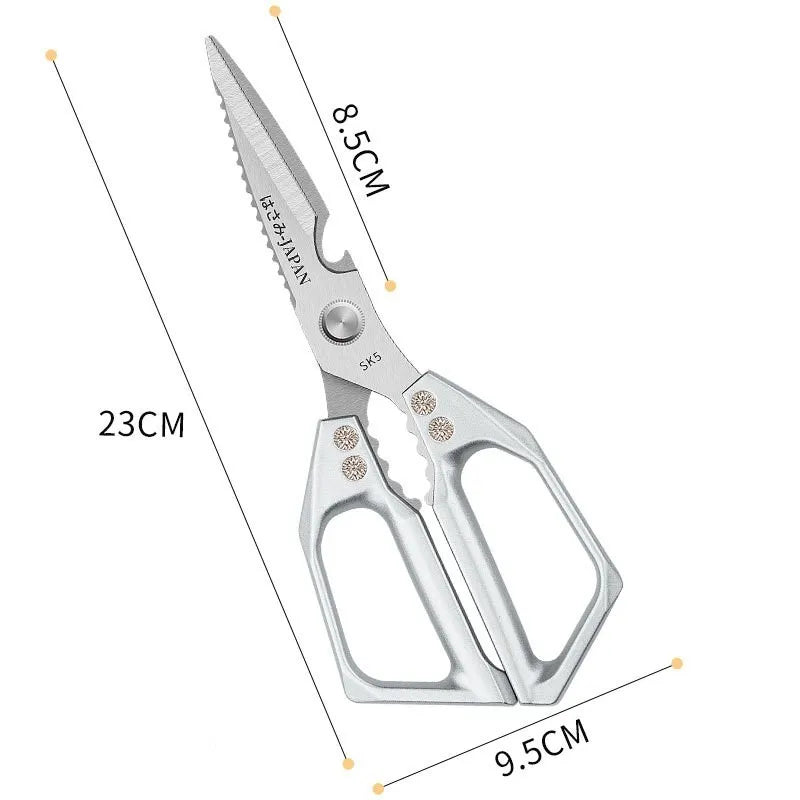 Tijeras de Cocina de Acero Inoxidable - Multiusos y Resistentes