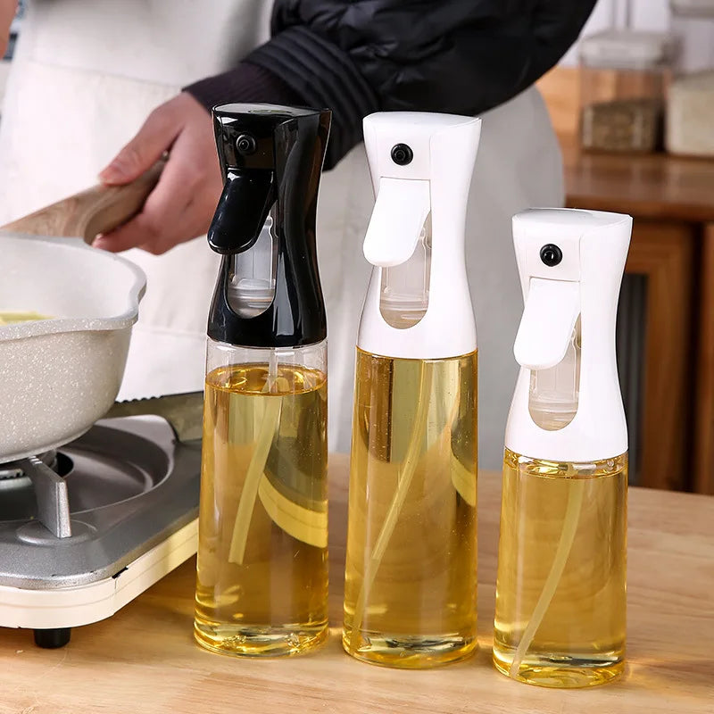 200ml 300ml Oil Spray Bottle For Cooking Kitchen Olive Oil Sprayer For Camping BBQ Baking Vinegar Soy Sauce Kitchen Accessories