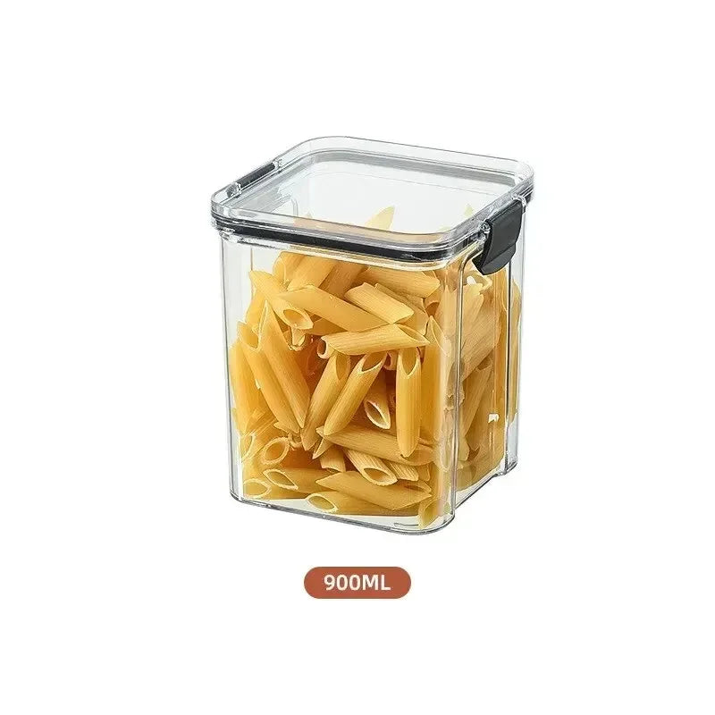 Plastic Moisture-Proof Drawer Storage Box – Sealed Jar Container for Snacks, Dried Fruit & Multigrain