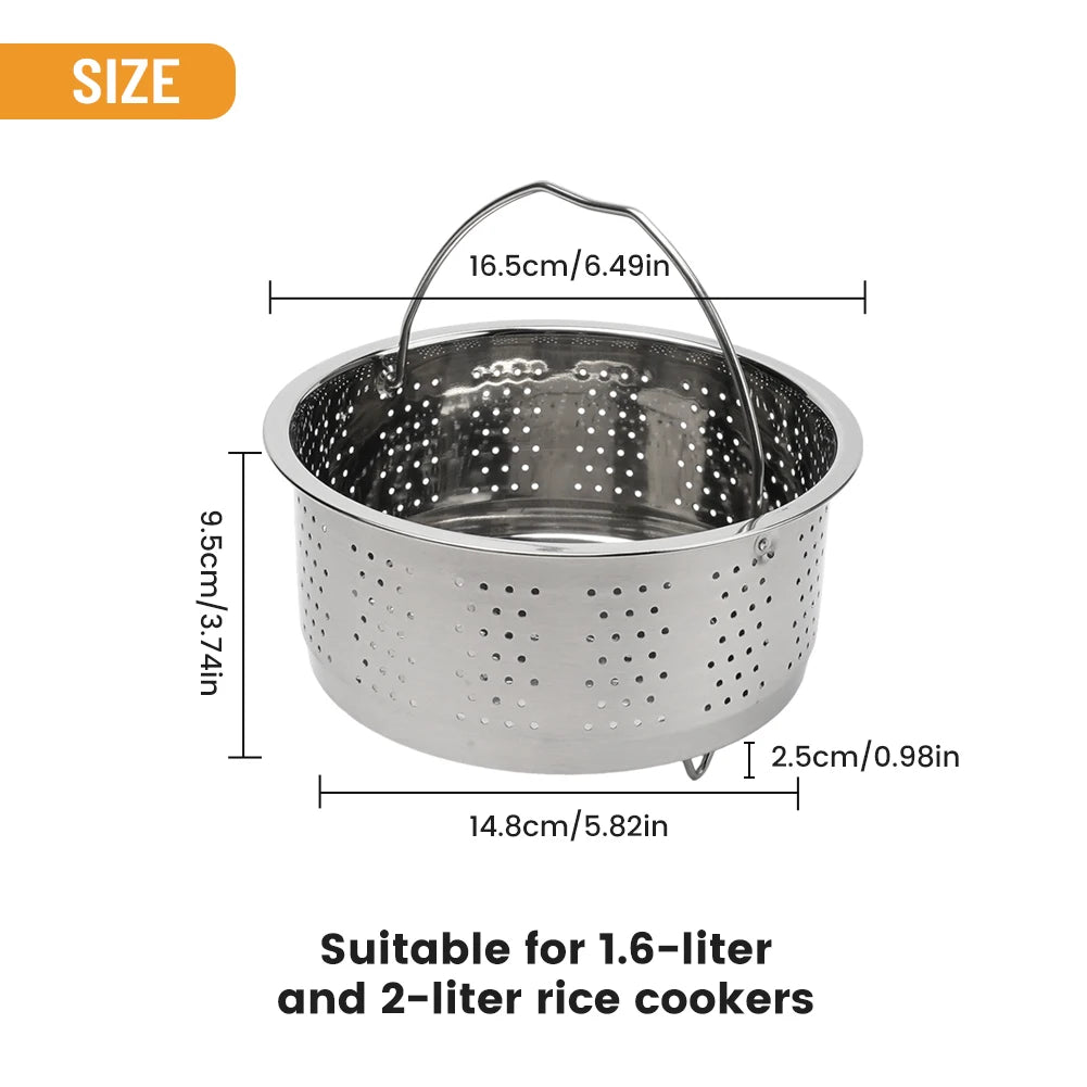 Steamer Basket Steamer Pot Bar Dining For Pressure Cooker Steam Basket For Pressure Cookers 1pcs Home Replacement