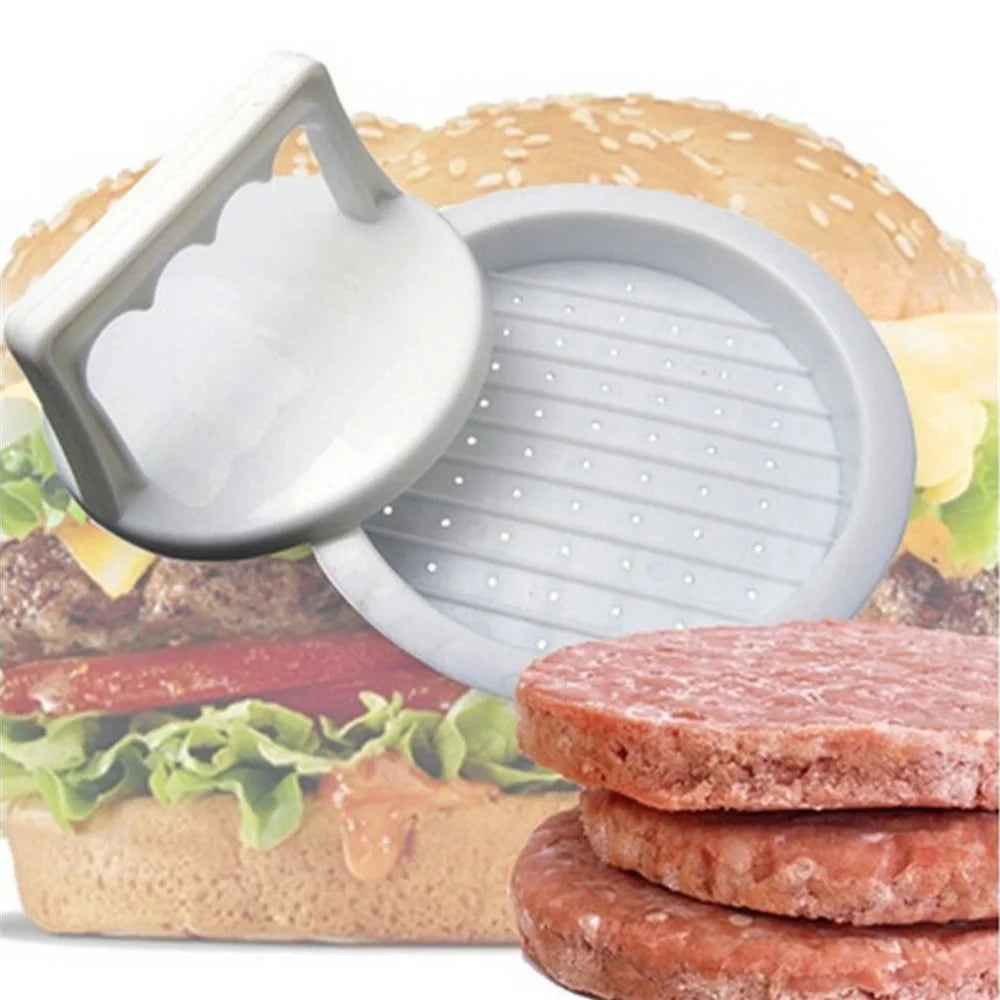 Round Shape Hamburger Press Tool Hamburger Meat Beef Grill Burger Press Patty Maker Mold Meat Tools Kitchen