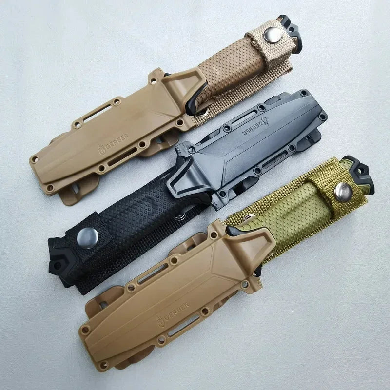 Fashion Stainless Steel Outdoor Survival Knife Portable Camping Pocket Knife Military Tactical Knives for Self Defense Hiking