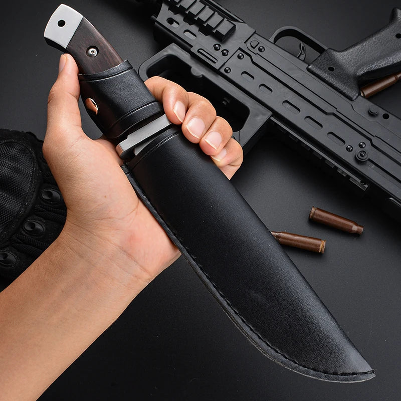Camping Outdoor Multifunctional Knife Household Handle Carrying Straight Knife