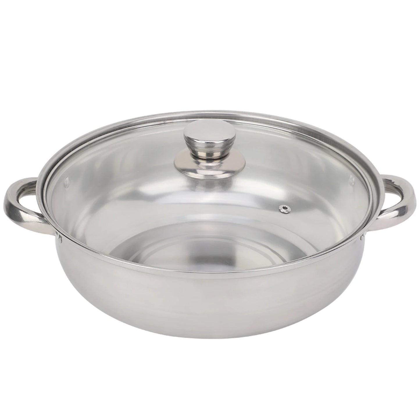 2 Layer Steamer Pot Cooker Stainless Steel Cookware 27cm Double Boiler Soup Steaming Pot for Home Kitchen Cooking