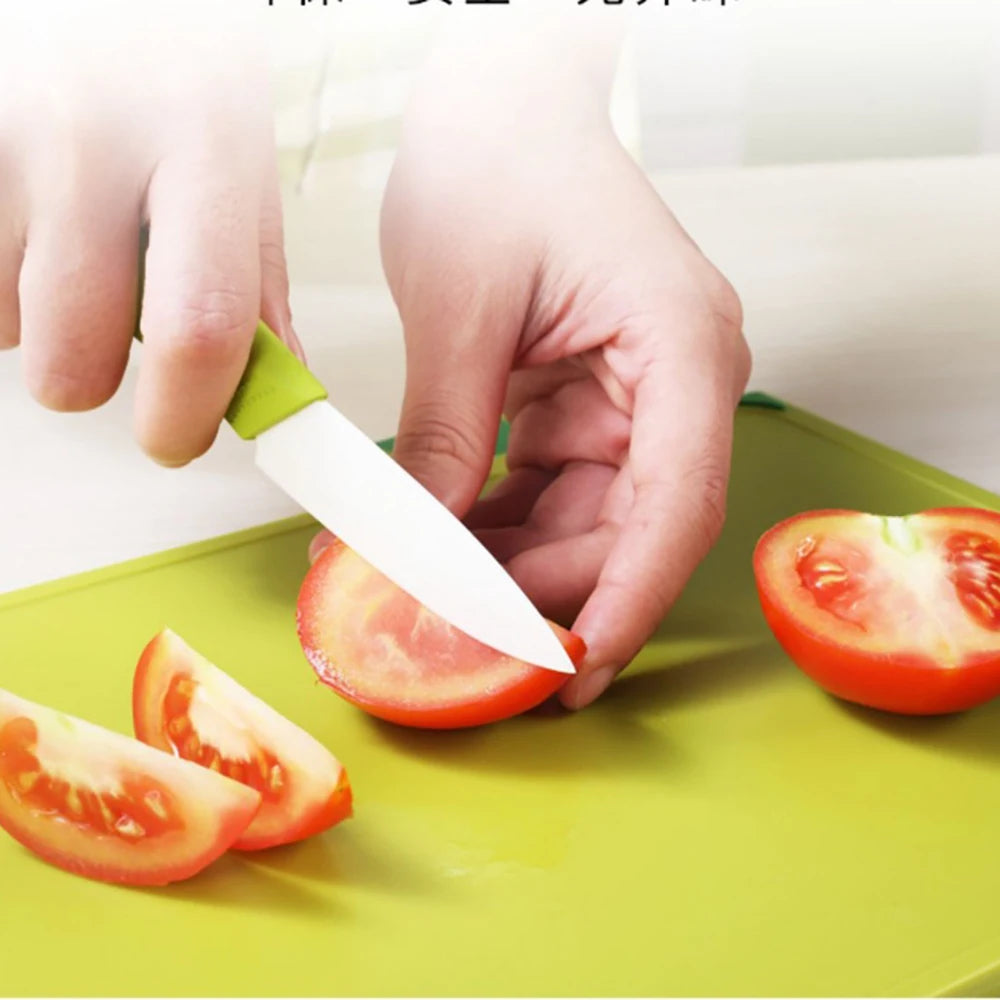1Set Eco-Friendly Plastic Cutting Board – Food Grade Multipurpose Chopping Board for Kitchen Tools & Accessories