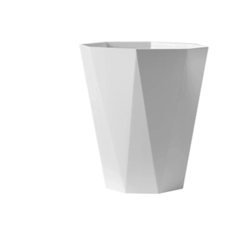 3D  Household Trash Can Open Trash Basket Large-capacity Plastic Basket Toilet Paper Basket for Bathroom Bedroom Kitchen Office