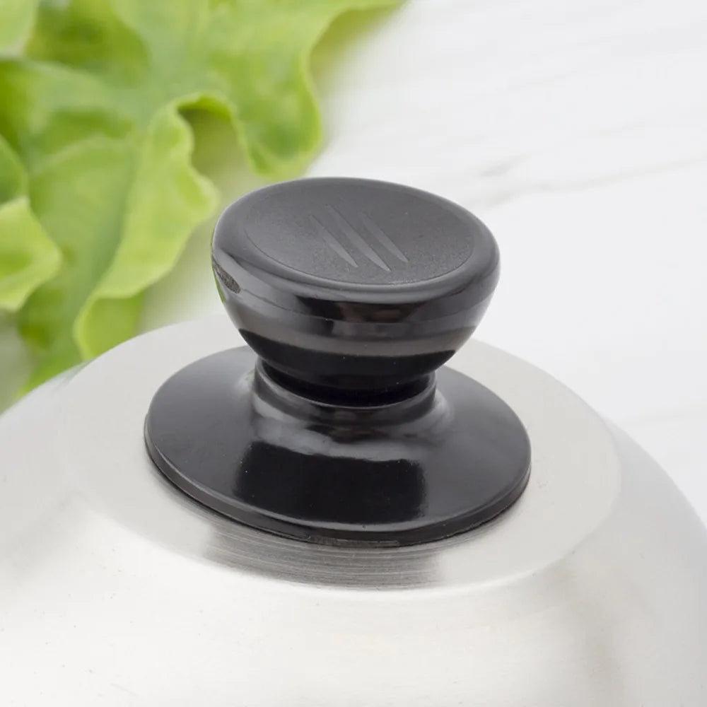 Stainless Steel Frying Pan Covers Barbecue Burgers Sandwiches Steak Round Pot Lids Cover Cookware Cheese Melting Dome