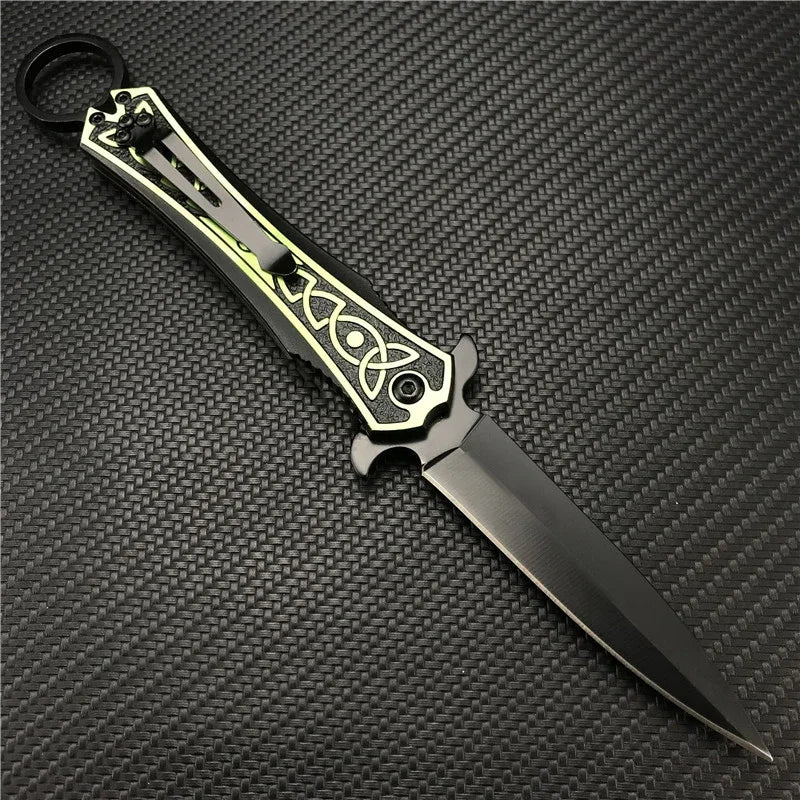 Tactical Folding Pocket Knife 5cr13mov Hunting Knife Self Defense Edc Tools Camping Survival Knives Flipper Knife