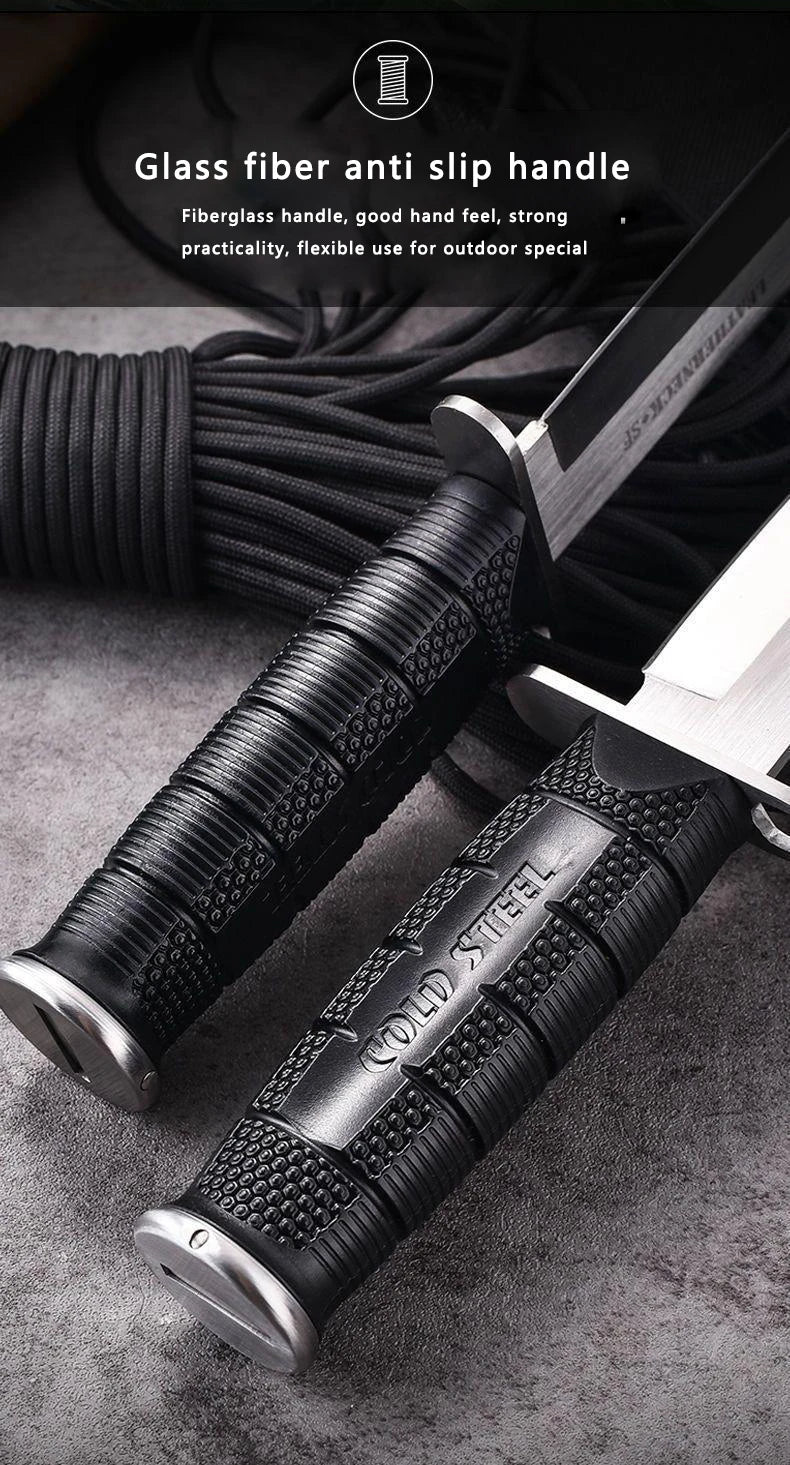 K Sheath Outdoor Straight Knife Camping Style Portable Fishing Straight Knife Fruit Knife Portable Multi-Functional Knife