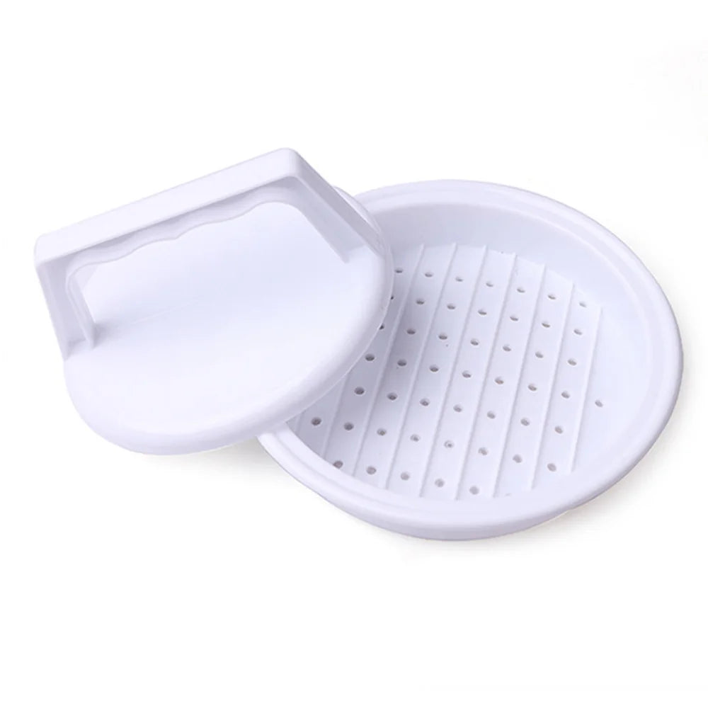 Round Shape Hamburger Press Tool Hamburger Meat Beef Grill Burger Press Patty Maker Mold Meat Tools Kitchen