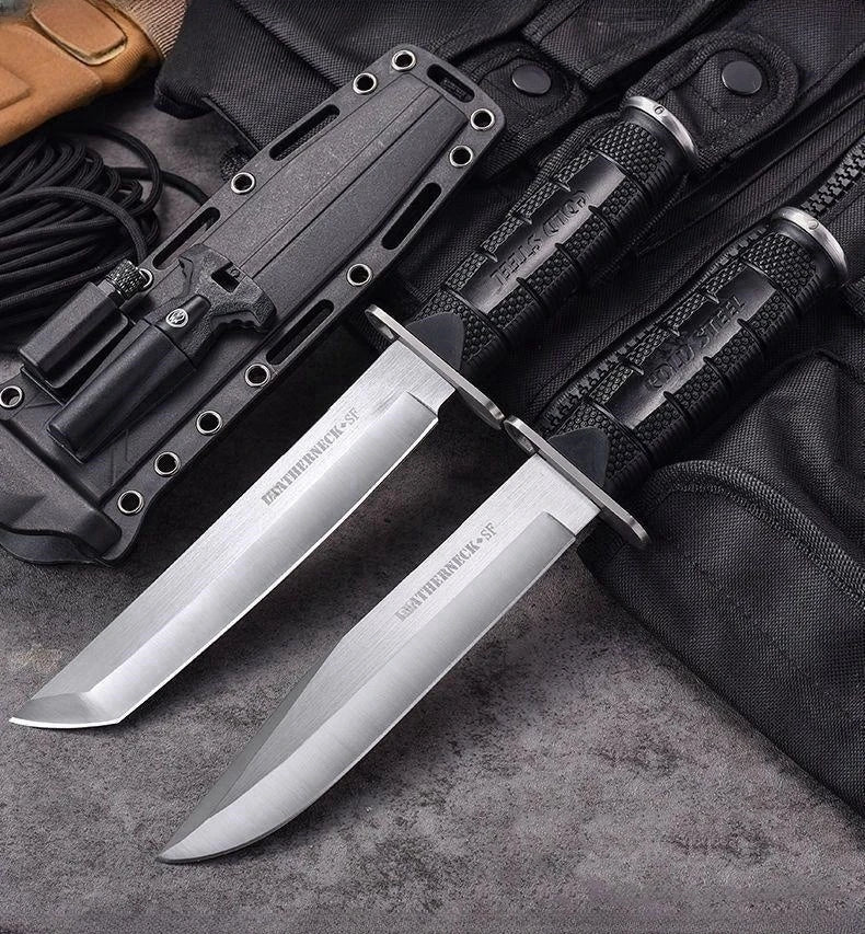 K Sheath Outdoor Straight Knife Camping Style Portable Fishing Straight Knife Fruit Knife Portable Multi-Functional Knife
