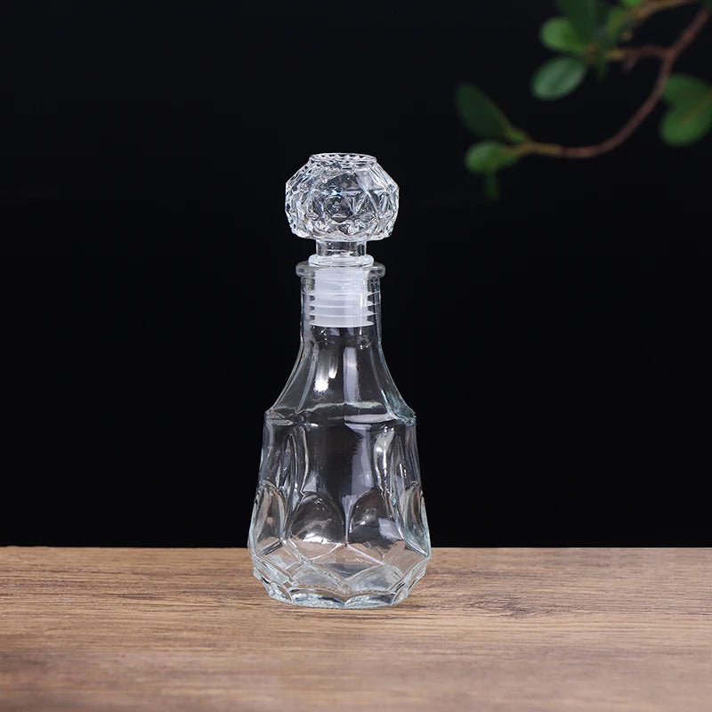 100/150ml Transparent Glass Cup Whiskey Decanter Party Barware Whiskey Glass Bottle For Liquor Bourbon Barware