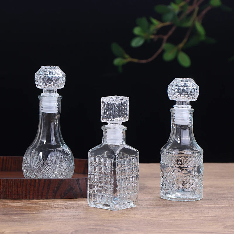 100/150ml Transparent Glass Cup Whiskey Decanter Party Barware Whiskey Glass Bottle For Liquor Bourbon Barware