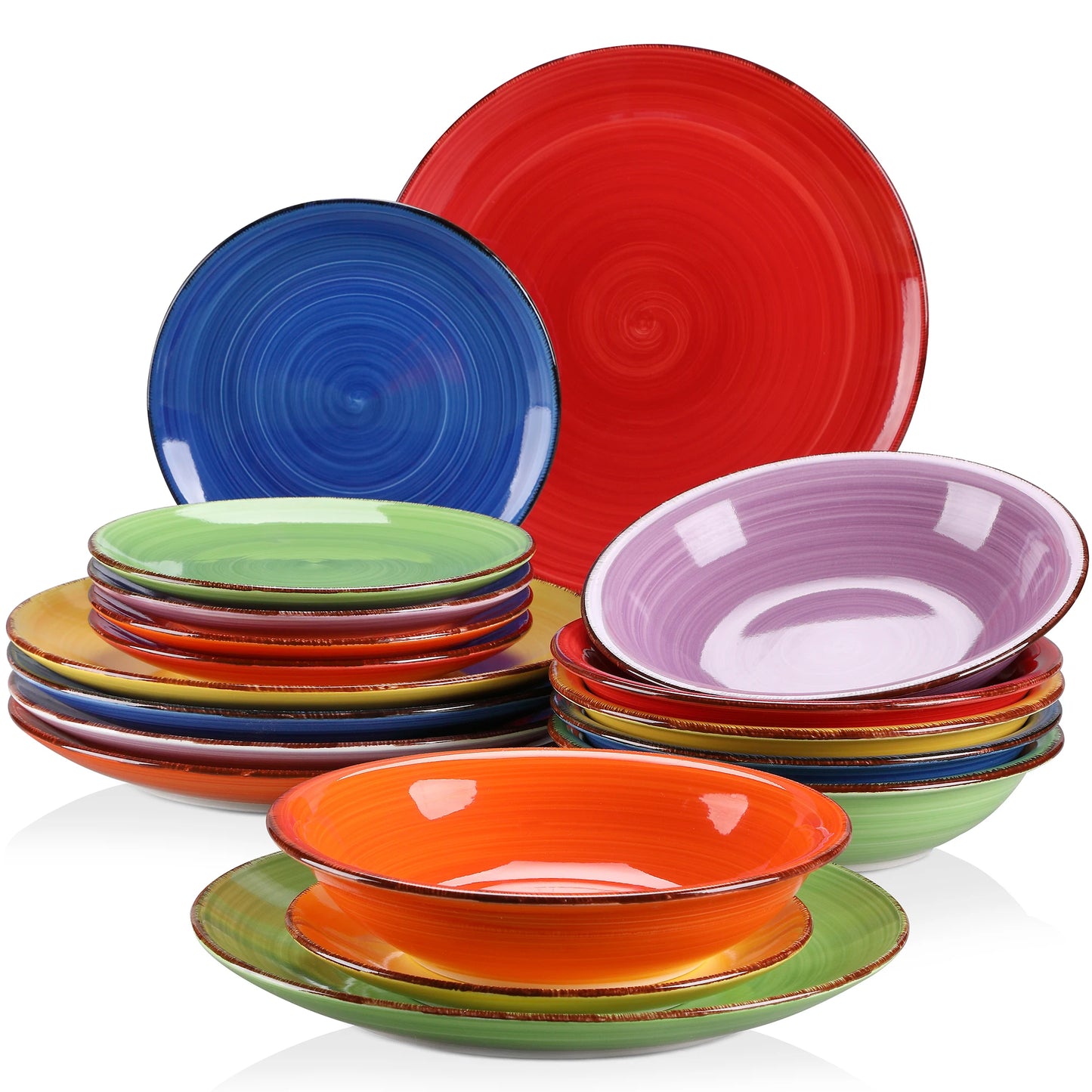 Vancasso BONITA Mix-Color 6/18/36 Piece Dinnerware Set