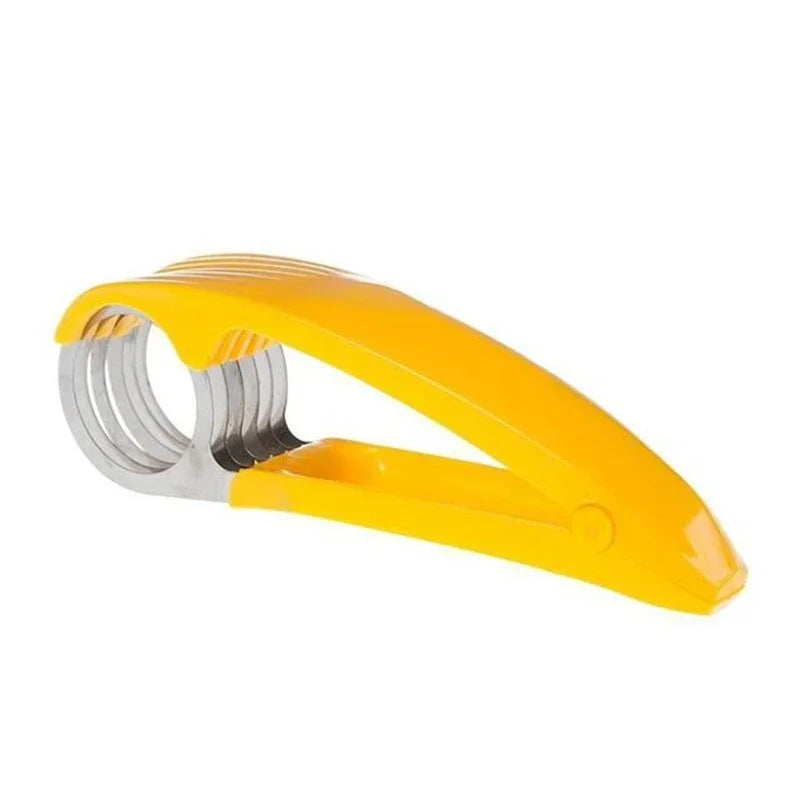 Eco-friendly Banana Slicer Cutter:Premium Plastic Kitchen Tool for Fruits&Vegetables-Ideal for Slicing, Cutting Cucumbers & More