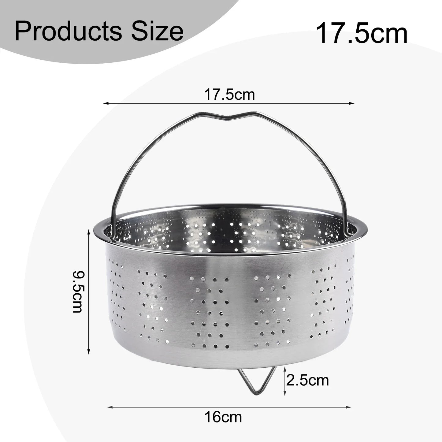 Steamer Basket Steamer Pot Bar Dining For Pressure Cooker Steam Basket For Pressure Cookers 1pcs Home Replacement