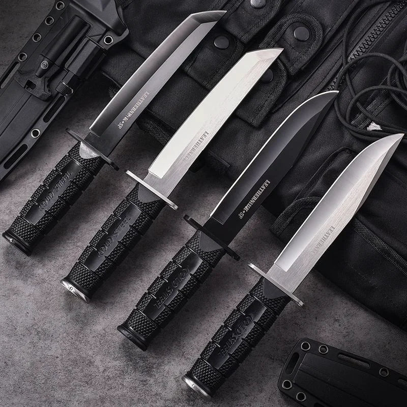 K Sheath Outdoor Straight Knife Camping Style Portable Fishing Straight Knife Fruit Knife Portable Multi-Functional Knife