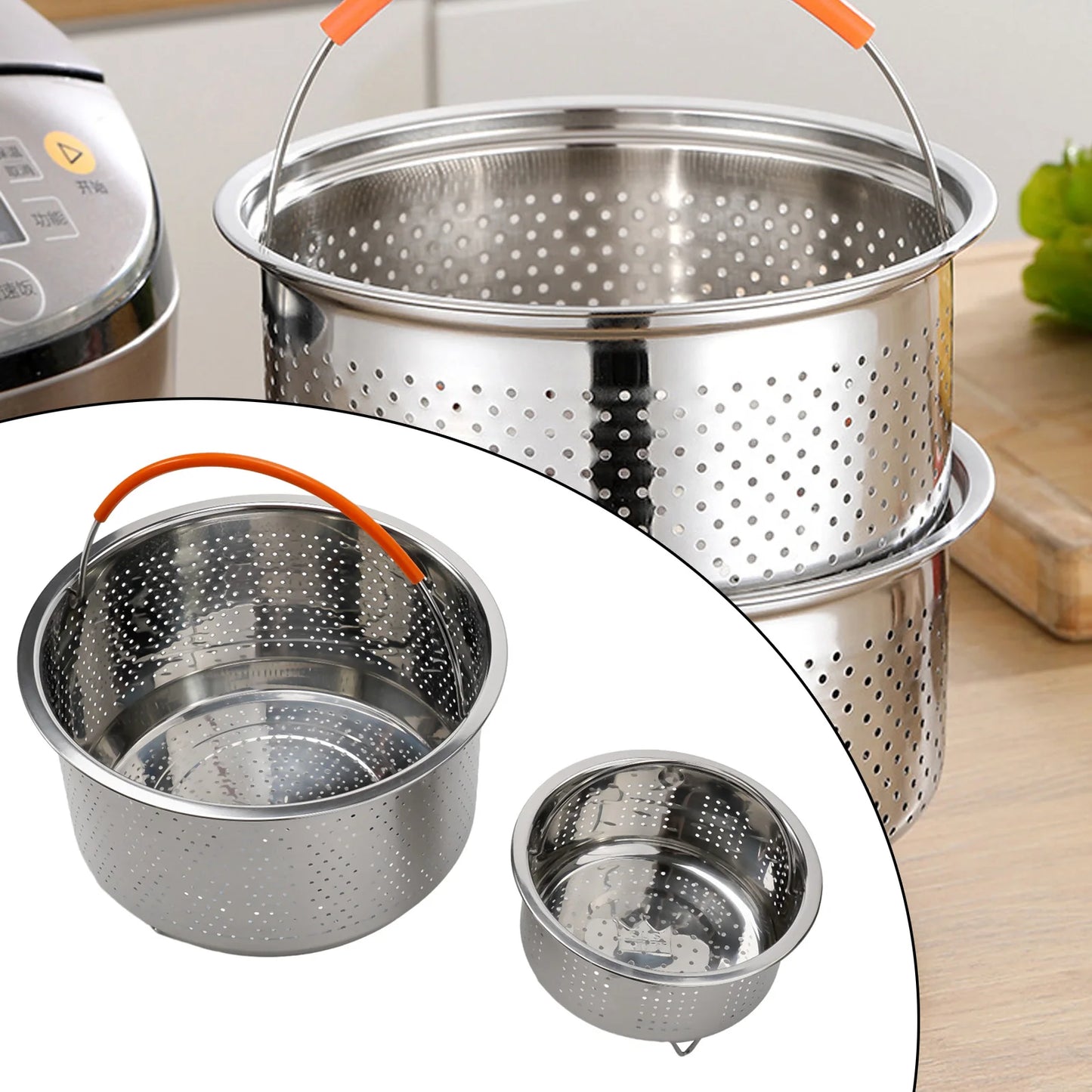 Steamer Basket Steamer Pot Bar Dining For Pressure Cooker Steam Basket For Pressure Cookers 1pcs Home Replacement