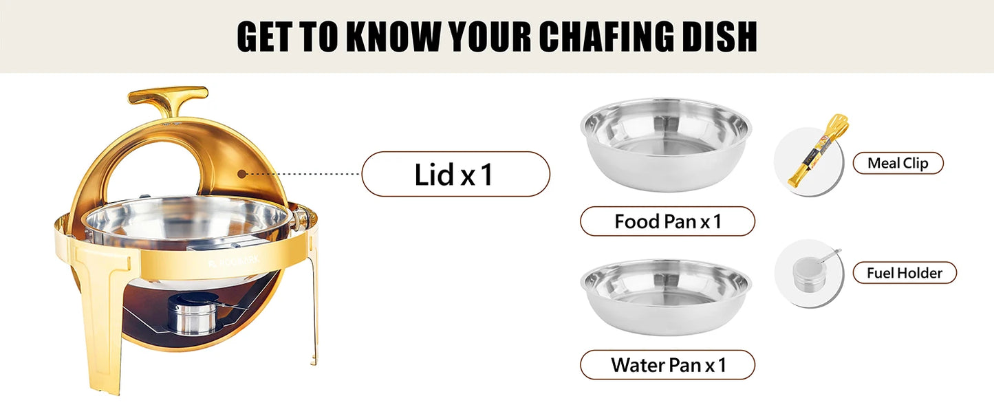 ROOMARK 9QT Chafing Dish Buffet Set