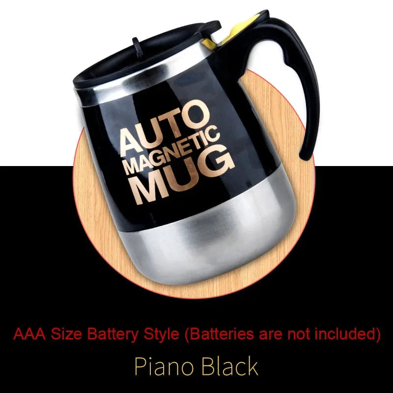 USB Rechargeable Self-Stirring Coffee Mug – Stainless Steel Auto Mixer Cup for Home, Office, Gifts