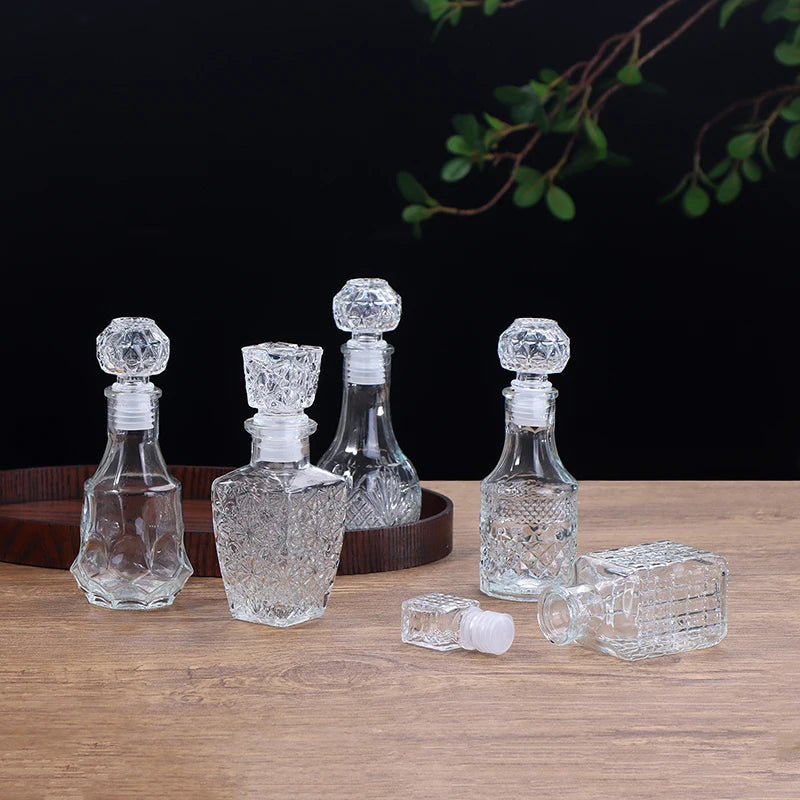 100/150ml Transparent Glass Cup Whiskey Decanter Party Barware Whiskey Glass Bottle For Liquor Bourbon Barware