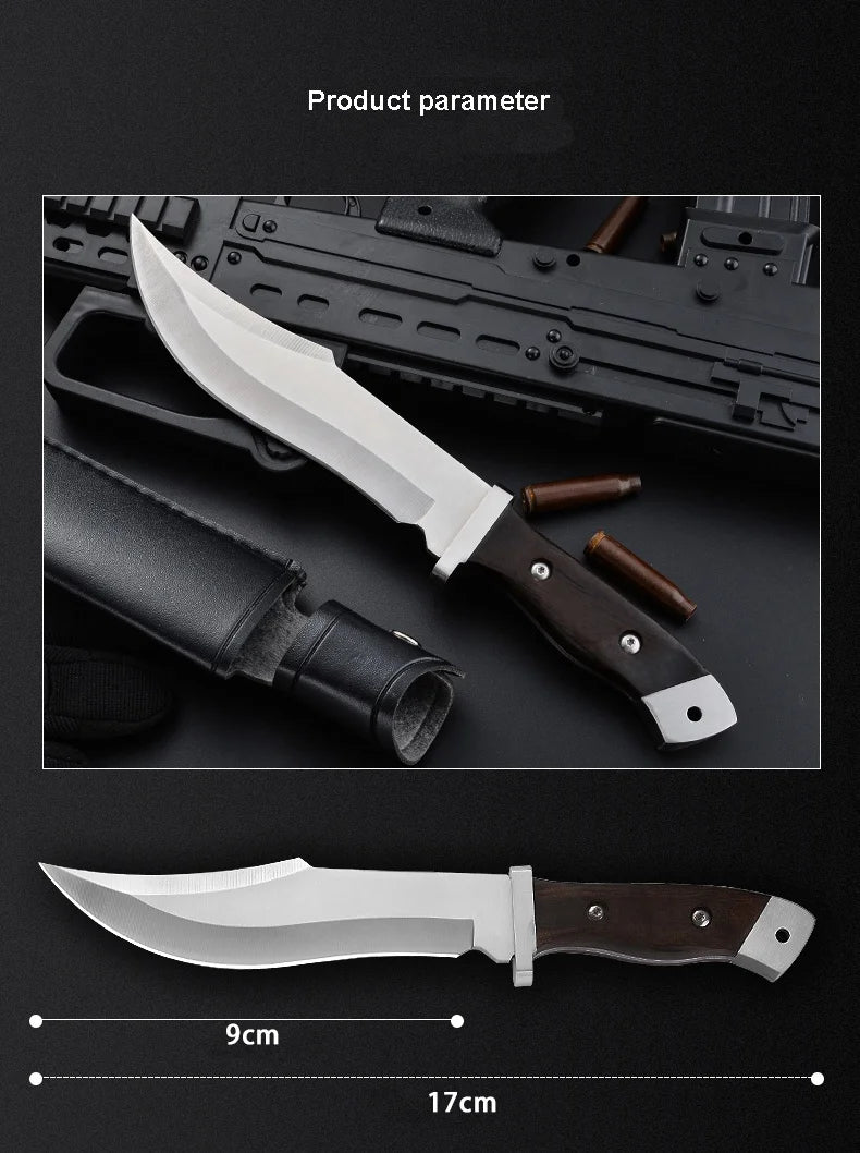 Camping Outdoor Multifunctional Knife Household Handle Carrying Straight Knife