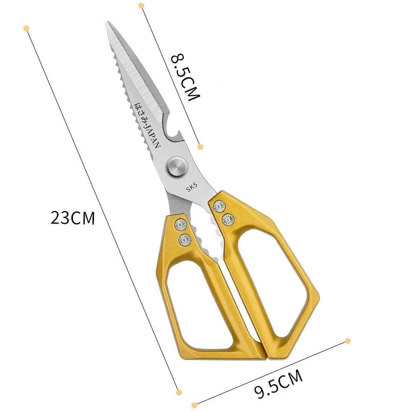 Tijeras de Cocina de Acero Inoxidable - Multiusos y Resistentes