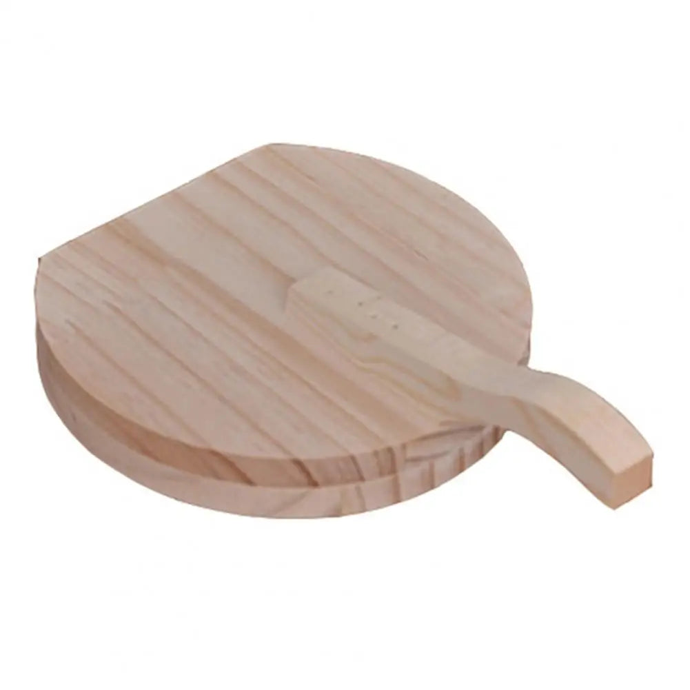 Wooden Dumpling Press Handmade Wooden Dumpling Skin Tortilla Maker Set Dough Pressing Tools for Home Kitchen Fine Workmanship