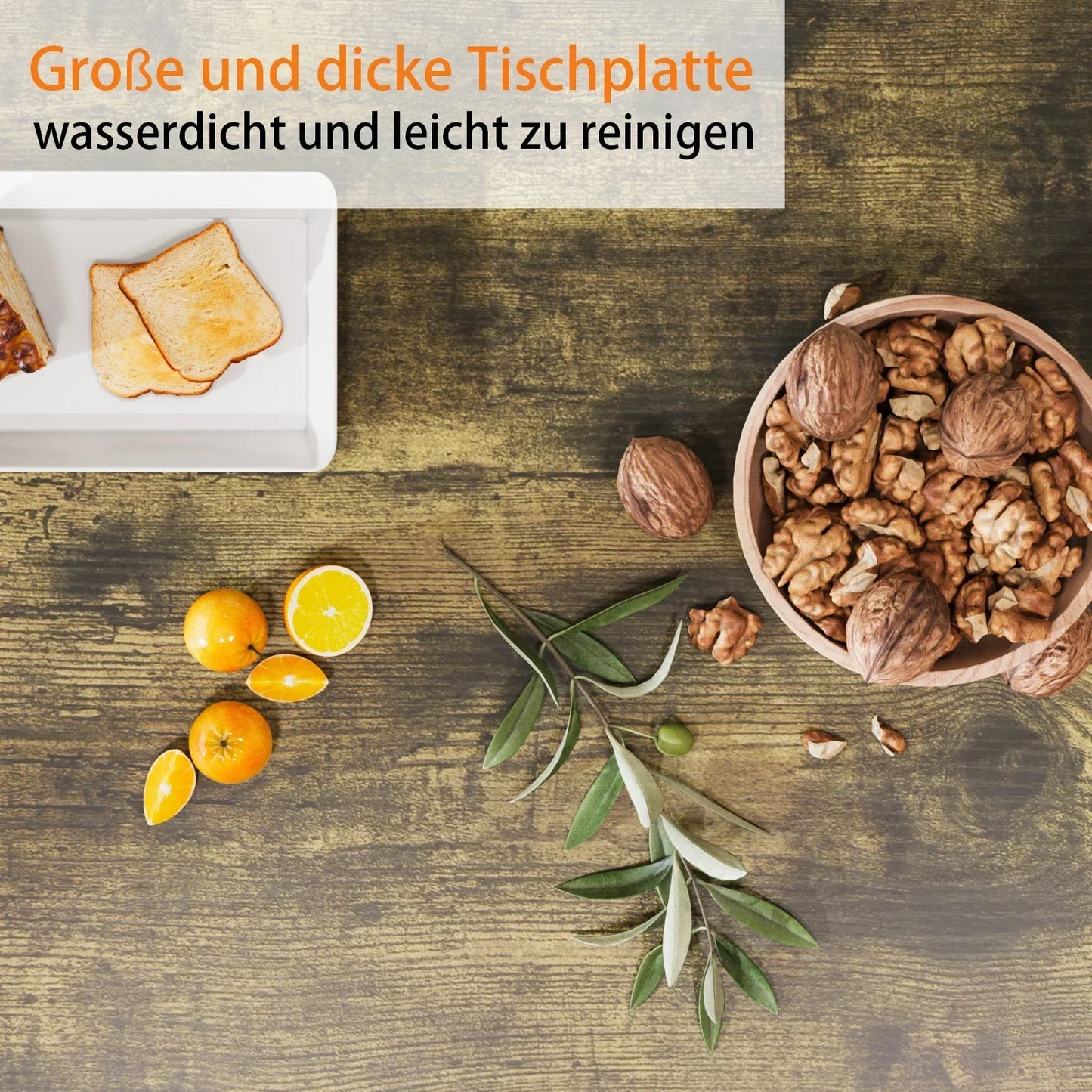 For Living Room,Farmhouse Coffee Table Living Room Small Tables 45" Modern 2-Tier Coffee Tables Coffee Table with Storage