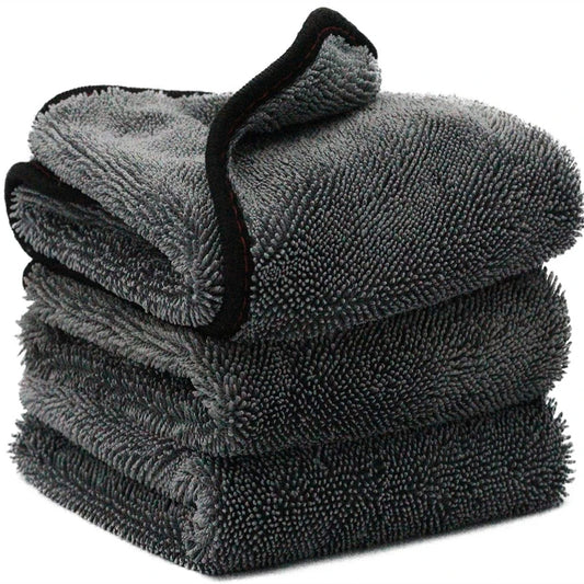 1200gsm Microfiber Twist Car Motorcycle Wash Towel Professional Car Cleaning Drying for Washing Polishing Waxing Detailing