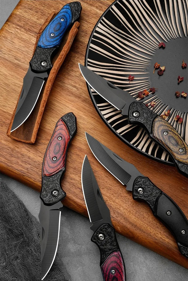 Camping Knife Folding Knives Fruit Knife For Men Portable Knife Perfect For Outdoor Camping Hunting Survival Pocket Knife Edc