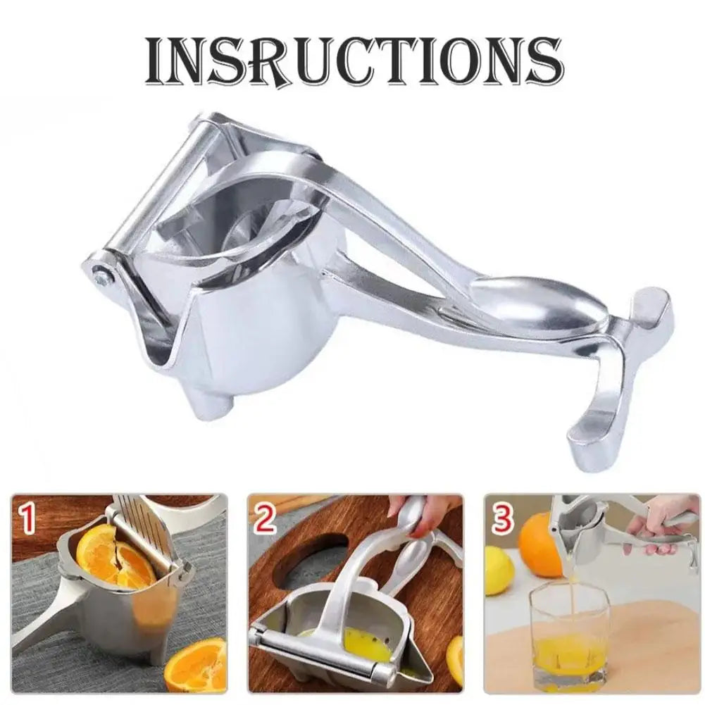 Manual Lemon Squeezer Stainless Steel Citrus Juicer Hand Orange Fruit Pressing Kitchen Household Tools Mini Portable Blender