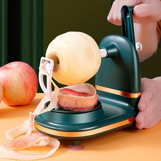 Pear Peeler and Slicer Set with Stainless Steel Blades - Powerful Suction Base for Apples, Potatoes, Kitchen Gadgets