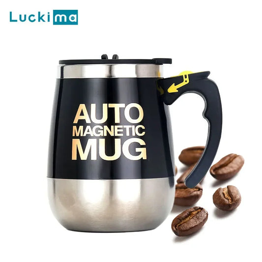 USB Rechargeable Self-Stirring Coffee Mug – Stainless Steel Auto Mixer Cup for Home, Office, Gifts