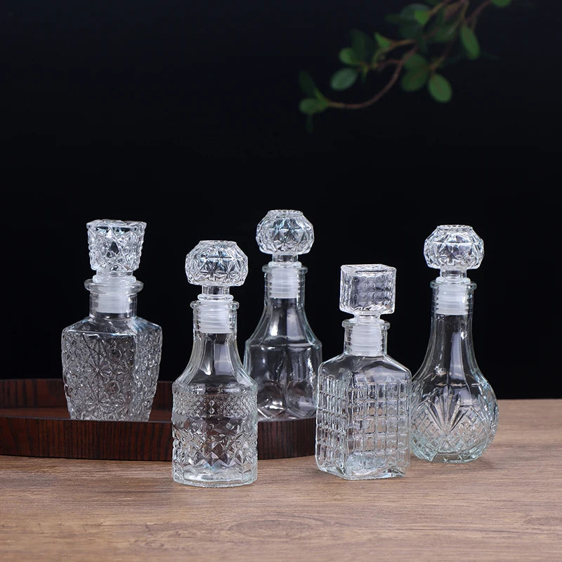 100/150ml Transparent Glass Cup Whiskey Decanter Party Barware Whiskey Glass Bottle For Liquor Bourbon Barware