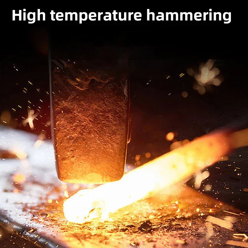 Handmade Forged Butcher Boning Knife Stainless Steel Kitchen Knife Meat Cleaver Fruit Cutting Knife Plastic Handle Cooking Tools