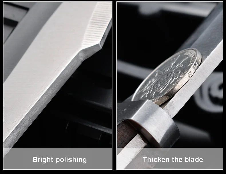 Camping Outdoor Multifunctional Knife Household Handle Carrying Straight Knife