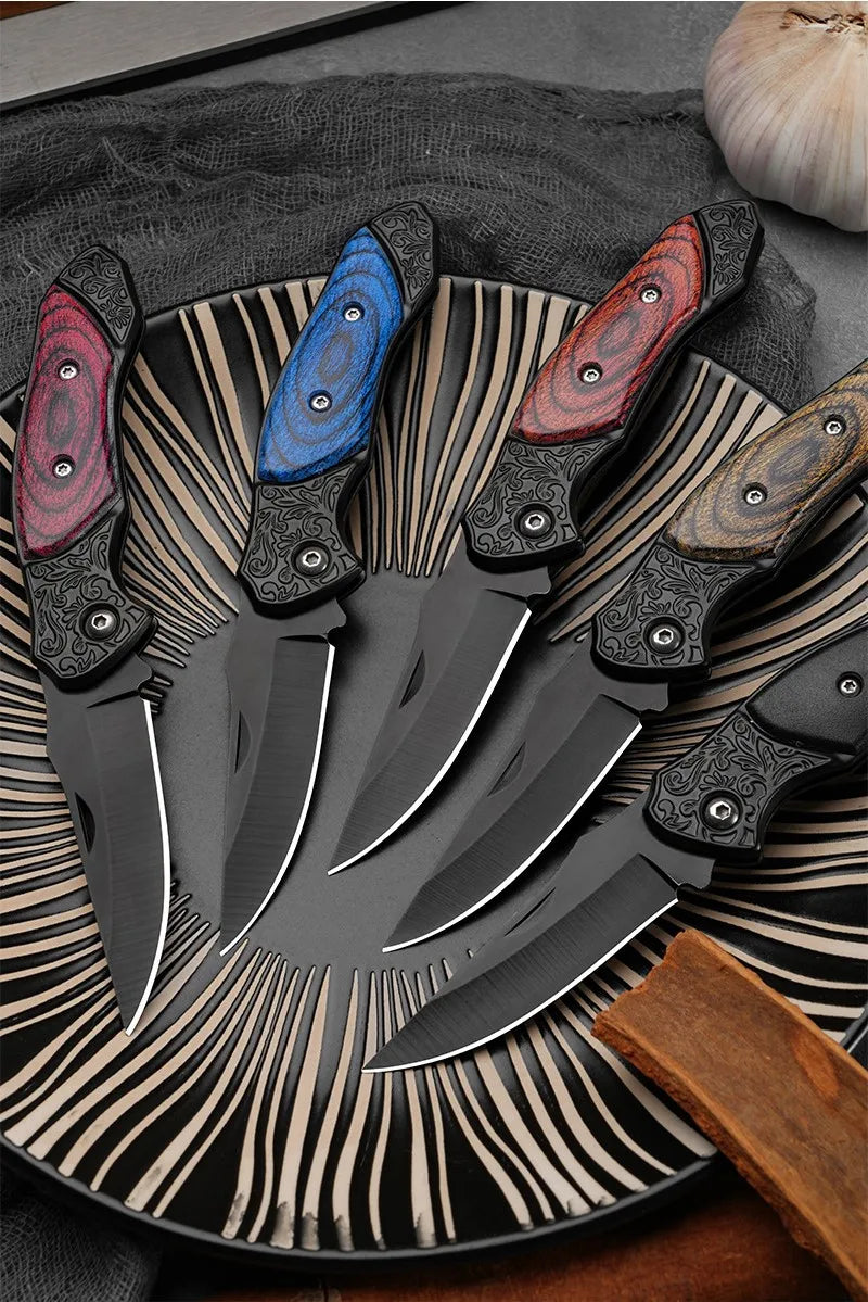 Camping Knife Folding Knives Fruit Knife For Men Portable Knife Perfect For Outdoor Camping Hunting Survival Pocket Knife Edc