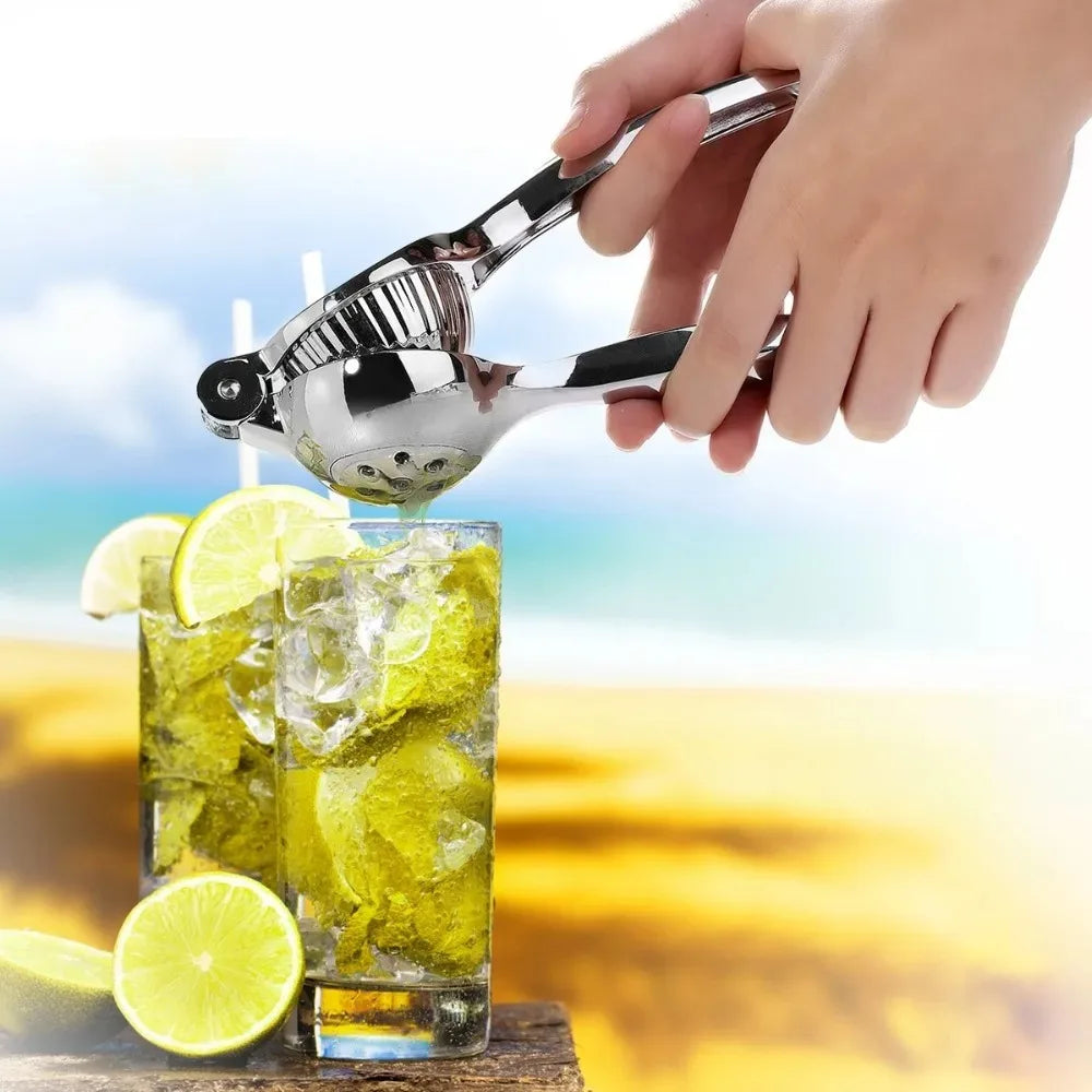 Kitchen Lemon Squeezer Stainless Steel Premium Quality Heavy Duty Solid Metal Squeezer Bowl Large Manual Citrus Press Juicer