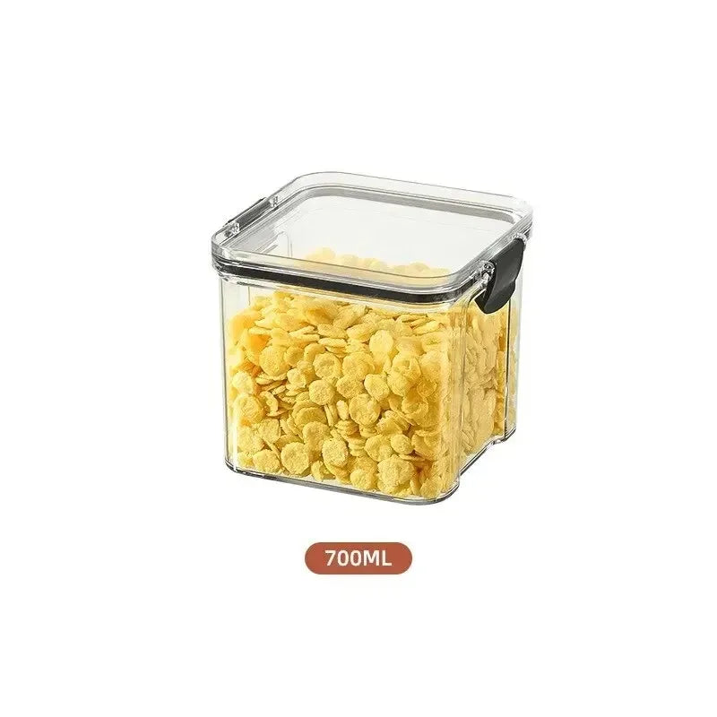 Plastic Moisture-Proof Drawer Storage Box – Sealed Jar Container for Snacks, Dried Fruit & Multigrain