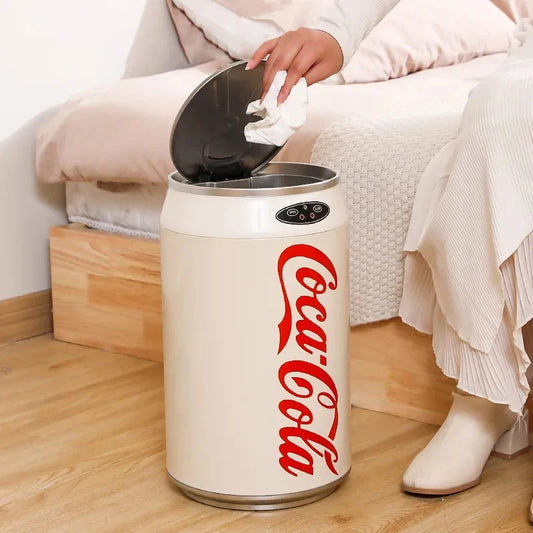 Smart Induction Trash Can – Automatic Lid Waste Bin for Kitchen, Bedroom & Living Room