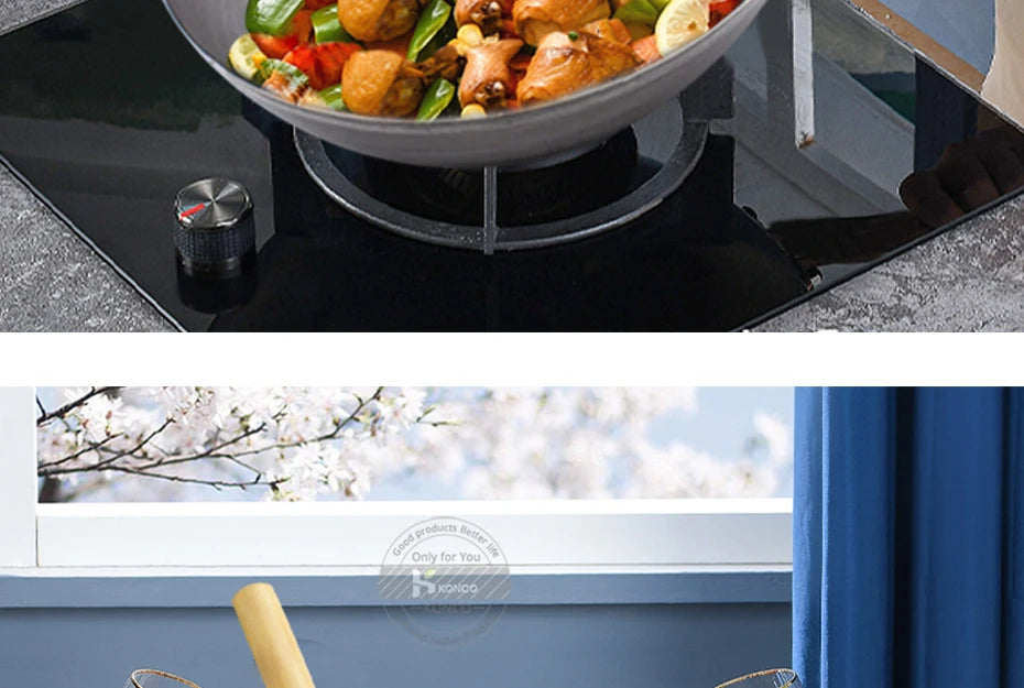 32/34/36cm Iron Wok Chinese Traditional Handmade Large Wok Household Cooking Pot