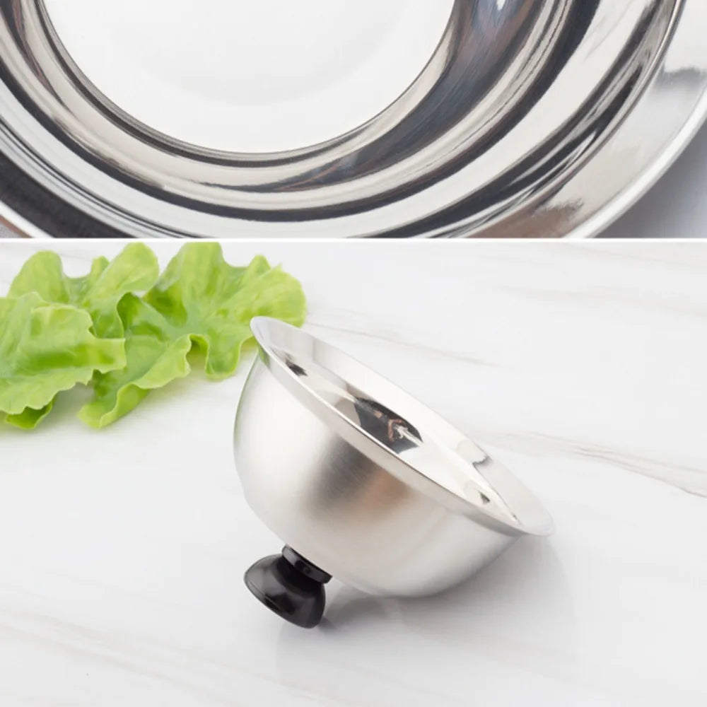 Stainless Steel Frying Pan Covers Barbecue Burgers Sandwiches Steak Round Pot Lids Cover Cookware Cheese Melting Dome