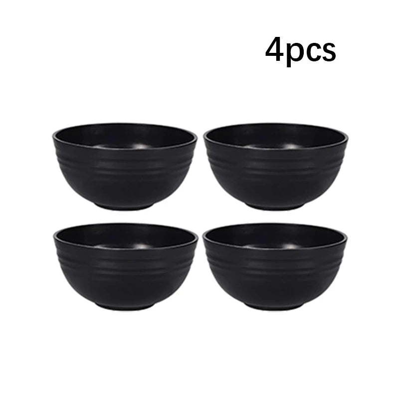 24pcs Plastic cutlery set dishes, plates, cups, black dinner plates gift set for outdoor camping