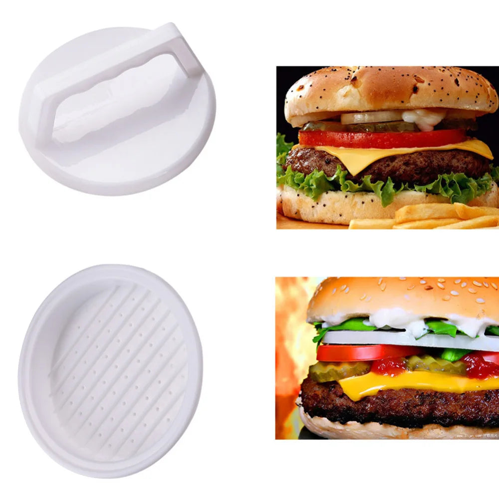 Round Shape Hamburger Press Tool Hamburger Meat Beef Grill Burger Press Patty Maker Mold Meat Tools Kitchen